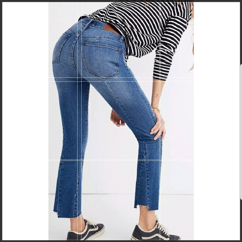NEW Madewell Cali Demi Boot Back Seam Jeans Sz 24 - Picture 7 of 14